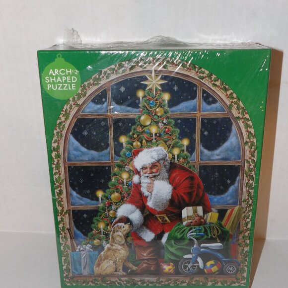 Christmas Party Brother & Sister 1000 Piece Puzzle New Sealed - Picture 3 of 3